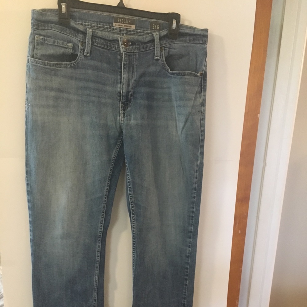 Reclaim regular straight leg jeans 34R